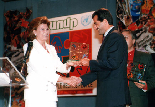 Sit. Mona Hraoui with Gebran Tueni